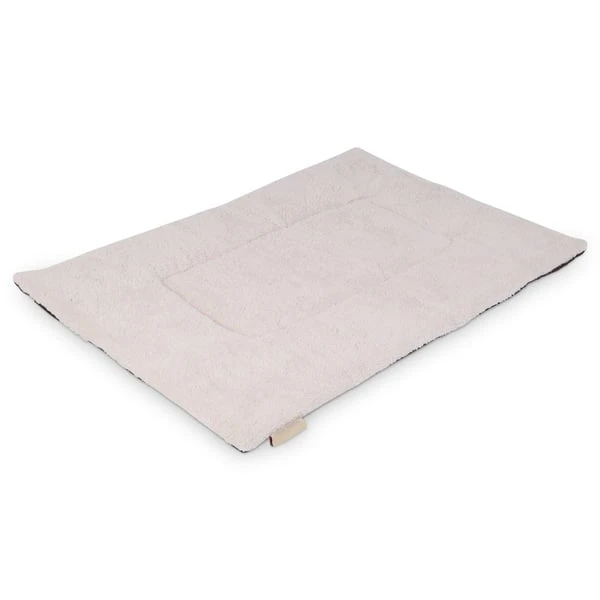 Wolters Reisedecke Mit Schaffell-Imitation Braun 100x75cm 5 Wolters Reisedecke Mit Schaffell-Imitation Braun 100x75cm – Bild 3