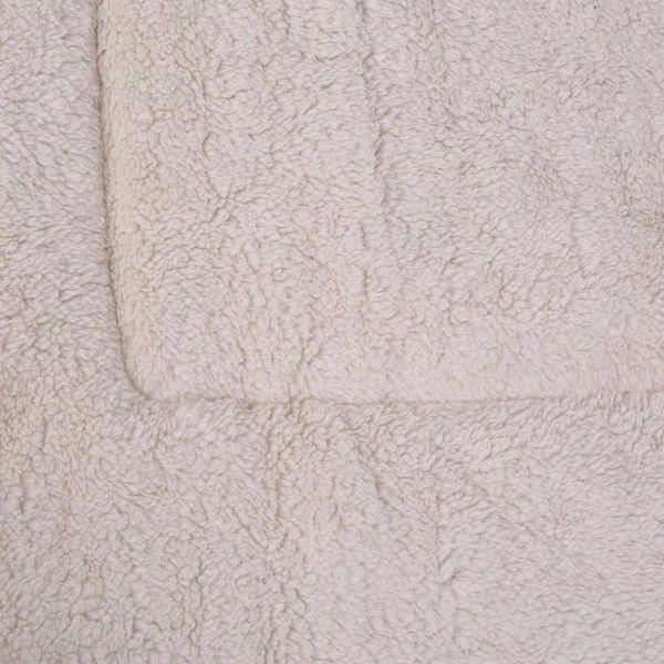 Wolters Reisedecke Mit Schaffell-Imitation Braun 100x75cm 4 Wolters Reisedecke Mit Schaffell-Imitation Braun 100x75cm – Bild 2