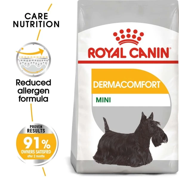 ROYAL CANIN DERMACOMFORT MINI Trockenfutter Für Kleine Hunde Mit Empfindlicher Haut 3 ROYAL CANIN DERMACOMFORT MINI Trockenfutter Für Kleine Hunde Mit Empfindlicher Haut