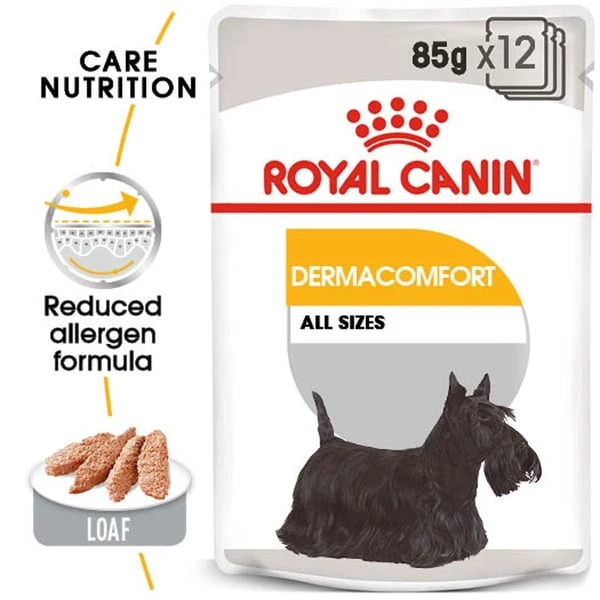 ROYAL CANIN DERMACOMFORT Nassfutter Für Hunde Mit Empfindlicher Haut 12x85g 3 ROYAL CANIN DERMACOMFORT Nassfutter Für Hunde Mit Empfindlicher Haut 12x85g