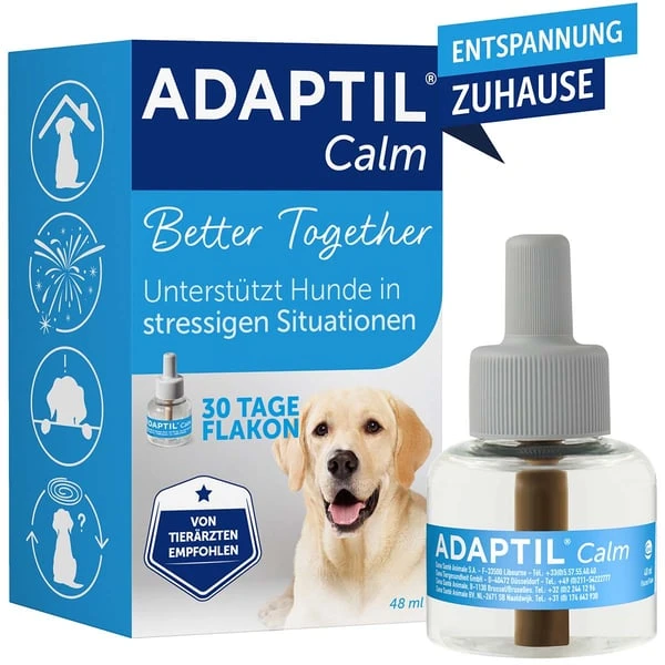 Adaptil Verdampfer 1 Monats-Nachfüllflakon 48ml 3 Adaptil Verdampfer 1 Monats-Nachfüllflakon 48ml