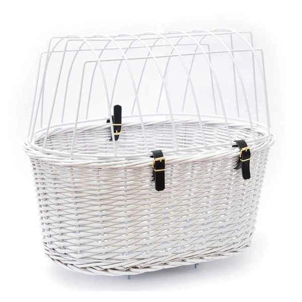 Aumüller Fahrrad-Tierkorb Weiß 3 Aumüller Fahrrad-Tierkorb Weiß