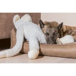 Beeztees XL Hundespielzeug Plüsch Schaf Jessy Weiß -Hund Sache Getchaft beeztees xl hundespielzeug plusch schaf jessy weiss 4