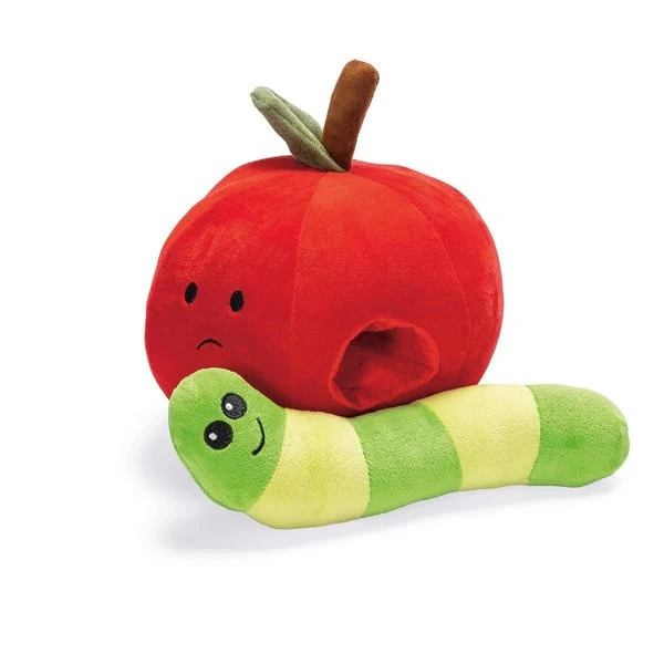 Beeztees Plüsch Apfel Mit Raupe 4 Beeztees Plüsch Apfel Mit Raupe – Bild 2