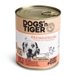 Dogs'n Tiger Gaumenfreude Nassfutter Geflügel Mit Süßkartoffel
