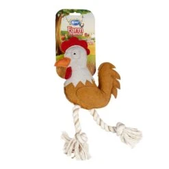 DUVO+ Farm Friends Ruby Rooster 37cm -Hund Sache Getchaft duvoplus farm friends ruby rooster 37cm web 2