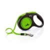 Flexi New NEON Gurtleine Schwarz/neon Grün M 5m -Hund Sache Getchaft flexi new neon green m cord