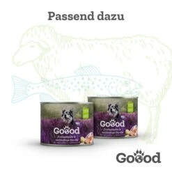 Goood Mini Senior Freilandhuhn & Nachhaltige Forelle -Hund Sache Getchaft goood mini senior trockenfutter 3