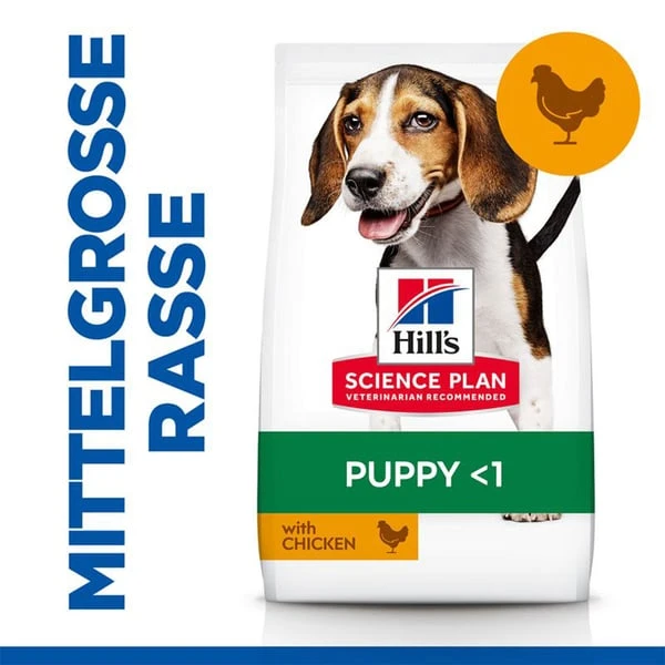 Hill's Science Plan Hund Medium Puppy Huhn 14kg 4 Hill's Science Plan Hund Medium Puppy Huhn 14kg – Bild 2