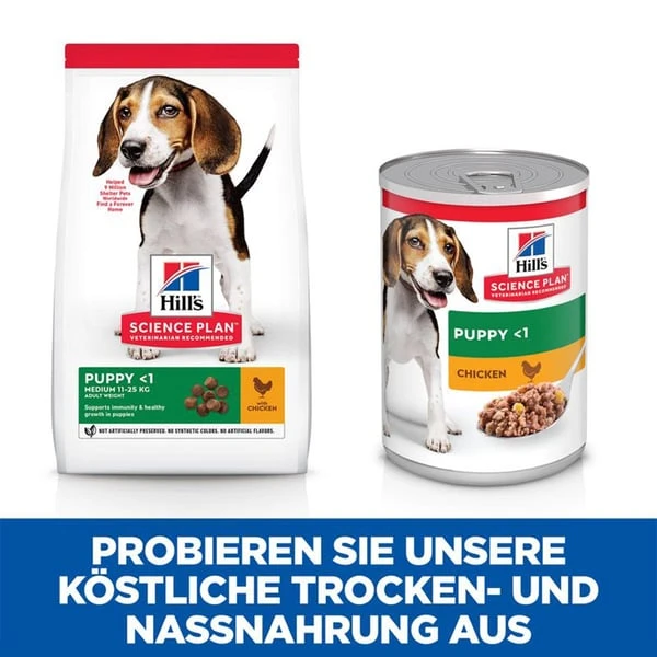 Hill's Science Plan Hund Medium Puppy Huhn 14kg 5 Hill's Science Plan Hund Medium Puppy Huhn 14kg – Bild 3