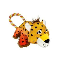 KONG Cozie Tuggz Cheetah -Hund Sache Getchaft kong cozie tuggz cheetah 2