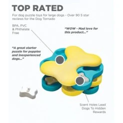 Nina Ottosson Dog Tornado Intelligenzspielzeug -Hund Sache Getchaft nina ottosson inteligenz spielzeug dog tornado web 7