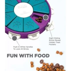 Nina Ottosson Dog Twister Intelligenzspielzeug -Hund Sache Getchaft nina ottosson inteligenz spielzeug dog twister web 3