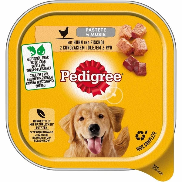 PEDIGREE Pastete Huhn Und Fischöl 3 PEDIGREE Pastete Huhn Und Fischöl