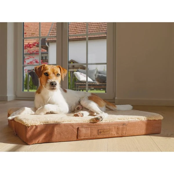 Petlando Orthopädisches Hundekissen Florenz Cognac 4 Petlando Orthopädisches Hundekissen Florenz Cognac – Bild 2