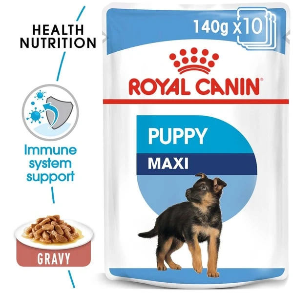 ROYAL CANIN Giant Puppy 3,5kg + Maxi Puppy In Soße 10x140g 6 ROYAL CANIN Giant Puppy 3,5kg + Maxi Puppy In Soße 10x140g – Bild 4