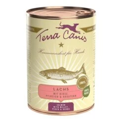 Terra Canis CLASSIC Lachs Mit Hirse, Pfirsich Und Kräutern