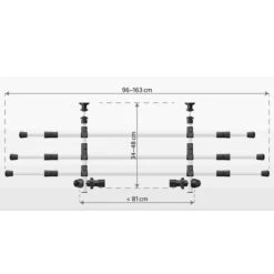 Trixie Auto-Schutzgitter 96 - 163cm -Hund Sache Getchaft trixie 13171 abmessungen