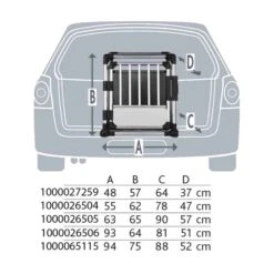 Trixie Transportbox Aluminium Alubox -Hund Sache Getchaft trixie transportbox aluminium