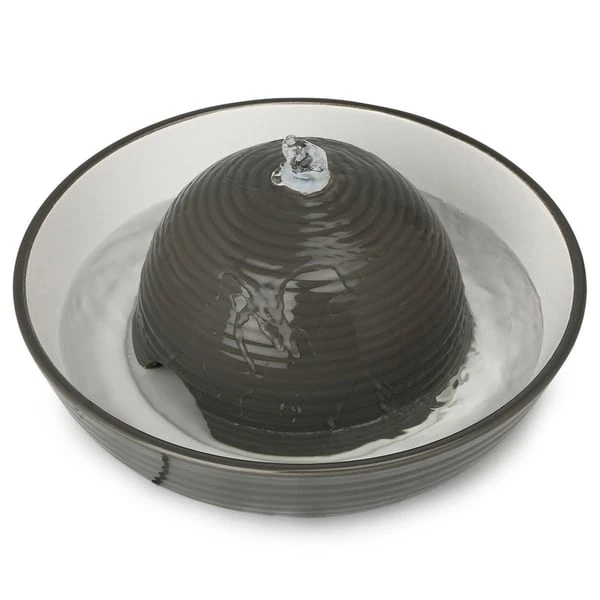 Trixie Trinkbrunnen Keramik Vital Flow 1,5 L, Grau/weiß 8 Trixie Trinkbrunnen Keramik Vital Flow 1,5 L, Grau/weiß – Bild 6