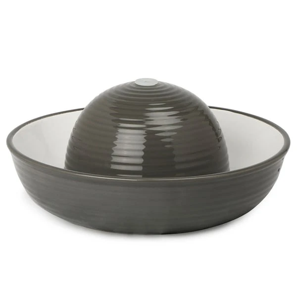 Trixie Trinkbrunnen Keramik Vital Flow 1,5 L, Grau/weiß 5 Trixie Trinkbrunnen Keramik Vital Flow 1,5 L, Grau/weiß – Bild 3