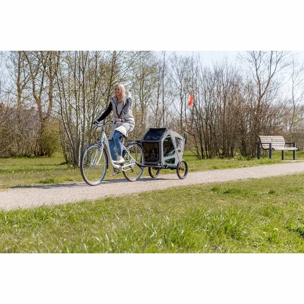 Trixie Fahrrad-Anhänger Grau/Salbei 12 Trixie Fahrrad-Anhänger Grau/Salbei – Bild 10