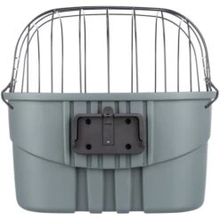 Trixie Front-Fahrradkorb, Grau -Hund Sache Getchaft trixie fahrradkorb kunststoff 4