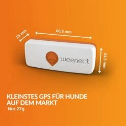 Weenect XS GPS Tracker Für Hunde Weiß -Hund Sache Getchaft weenect xs gps tracker fur hunde weiss 3