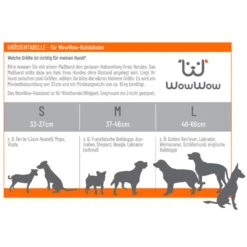 WowWow Professional Halsband Schwarz -Hund Sache Getchaft wowwow tabelle60b6186e9b0f0