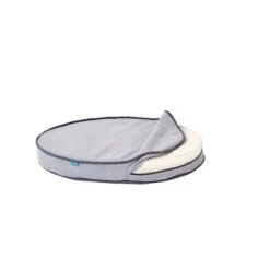 ZooRoyal Orthopädisches Hundekissen Elias Rund Grau -Hund Sache Getchaft zooroyal hundekissen elias rund grau 3